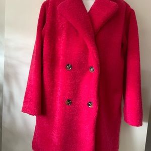 Who What Wear Cozy Red Coat M